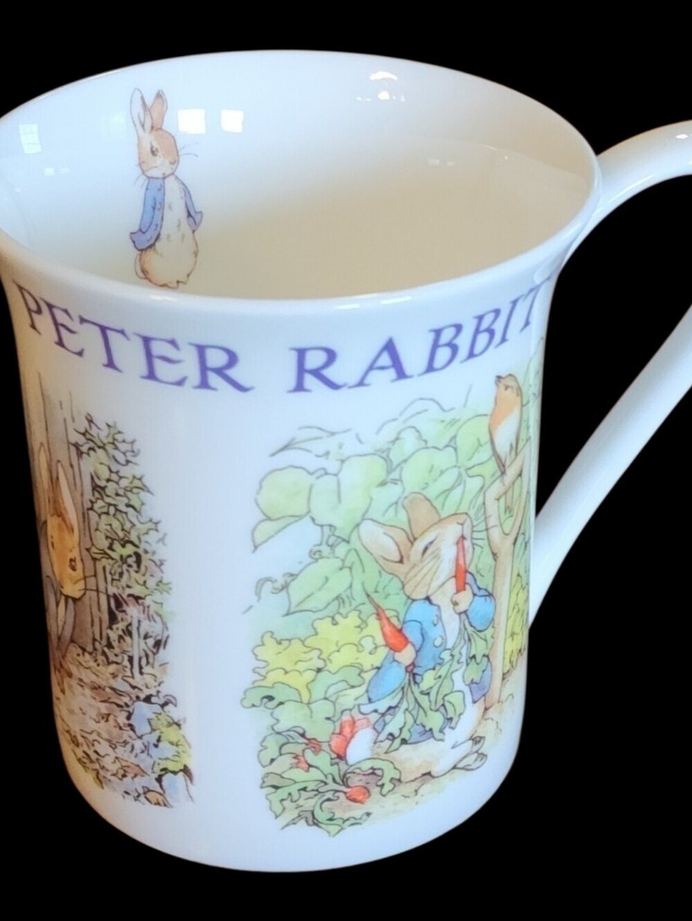 Beatrix Potter Mug Peter Rabbit Frederick Warne 2007 EUC Displayed Only Cute